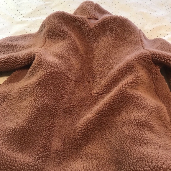ALO Cozy Up Sherpa Jacket ROSEWATER SMALL - Picture 3 of 8